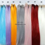 موی عروسک 25 سانت صاف رنگ فانتزی گیسو