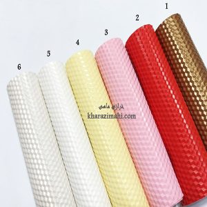 چرم مصنوعی طرح لونه زنبوری