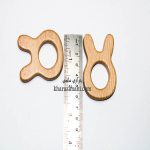 حلقه دسته جغحغه دندونی چوبی - Image 4