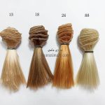 موی عروسک ده سانت صاف گیسو - Image 4