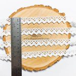 نوار کتان طرح دالبر سفید _ کد5 - Image 2