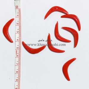 لب پلاستیکی عروسک طرح نیم لب لبخند 3 سانت