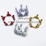 تاج فرحی مرواریدی بالا کریستال