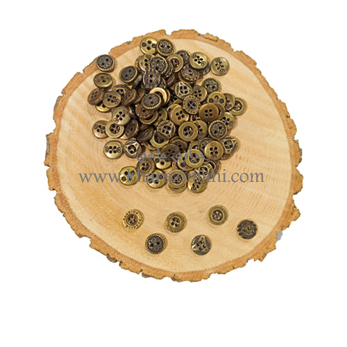 دکمه طرح فلز سایز 12 میل