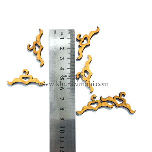چوب لباسی مینیاتوری چوبی طرح بال کد 3
