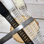 دانتل شیفون دو طرفه طرح ستاره باریک (کد23) - Image 3