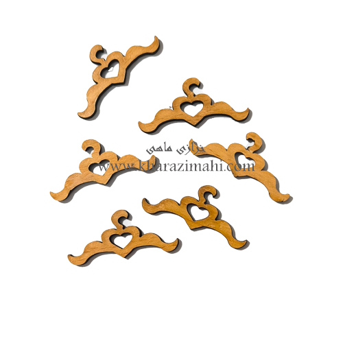 چوب لباسی مینیاتوری چوبی طرح بال کد 3