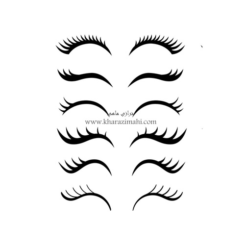 برچسب حرارتی طرح پکیج چشم فرشته (کد75)