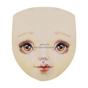 برچسب حرارتی طرح چهره عروسک (کد78)