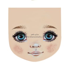 برچسب حرارتی طرح چهره عروسک (کد82)