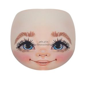 برچسب حرارتی طرح چهره عروسک (کد84)