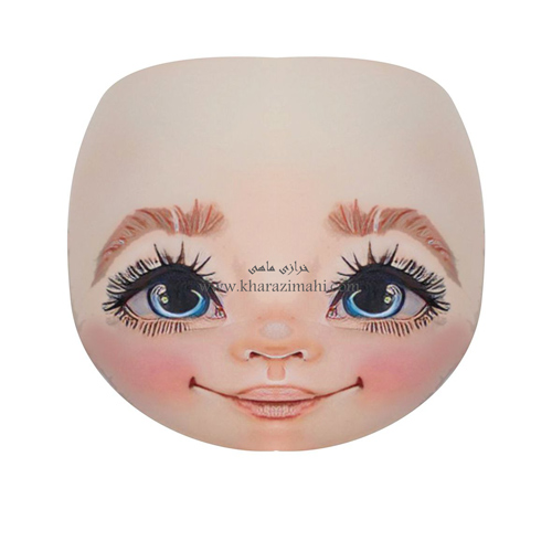 برچسب حرارتی طرح چهره عروسک (کد84)