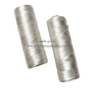 نخ ابریشم قلاب بافی رنگ سفید