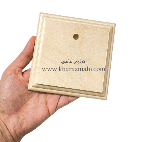پایه استند چوبی مربع طرح B
