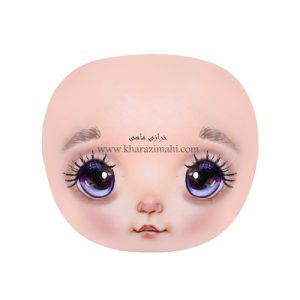 برچسب حرارتی طرح چهره عروسک (کد90)
