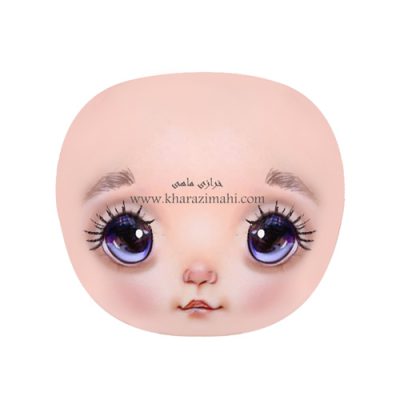 برچسب حرارتی طرح چهره عروسک (کد90)