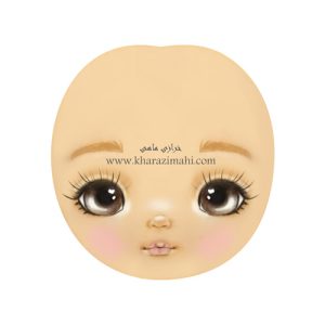 برچسب حرارتی طرح چهره عروسک (کد91)