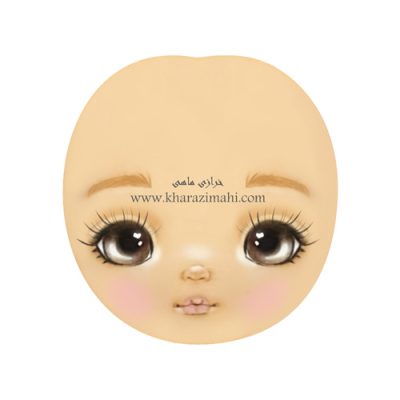 برچسب حرارتی طرح چهره عروسک (کد91)