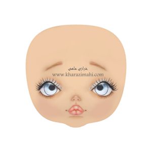 برچسب حرارتی طرح چهره عروسک (کد88)