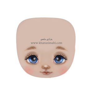 برچسب حرارتی طرح چهره عروسک (کد94)