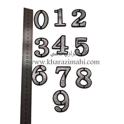 برچسب حرارتی طرح اعداد اکلیلی (کد96)