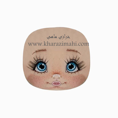 برچسب حرارتی طرح چهره عروسک (کد95)