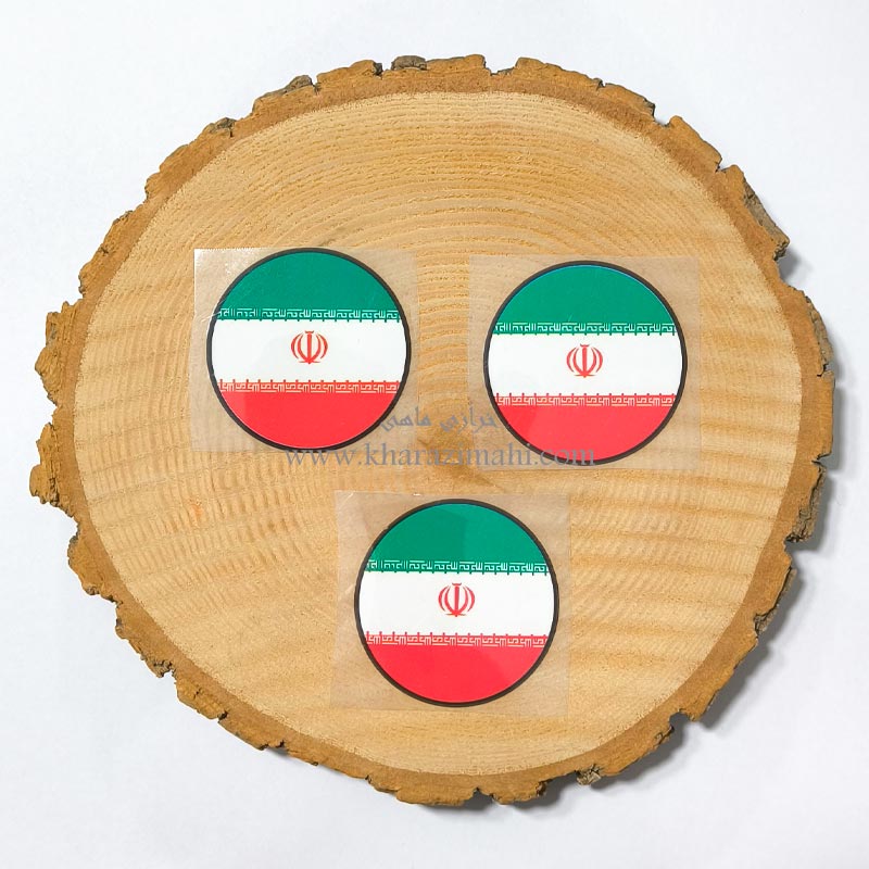 برچسب حرارتی طرح پرچم ایران (کد116)