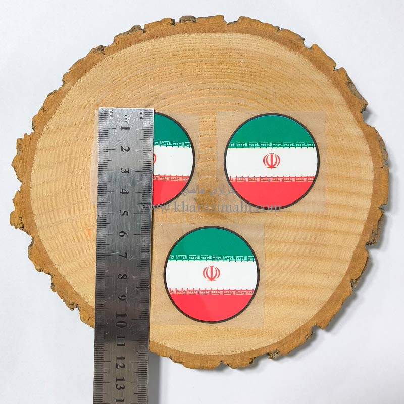 برچسب حرارتی طرح پرچم ایران (کد116)