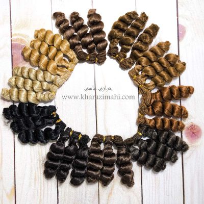 موی عروسک مارک BT مدل فر تلفنی 20 سانتی