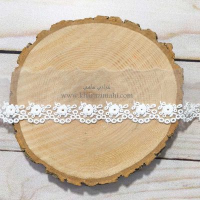 دانتل شیفون طرح گل انگشتی (کد54)
