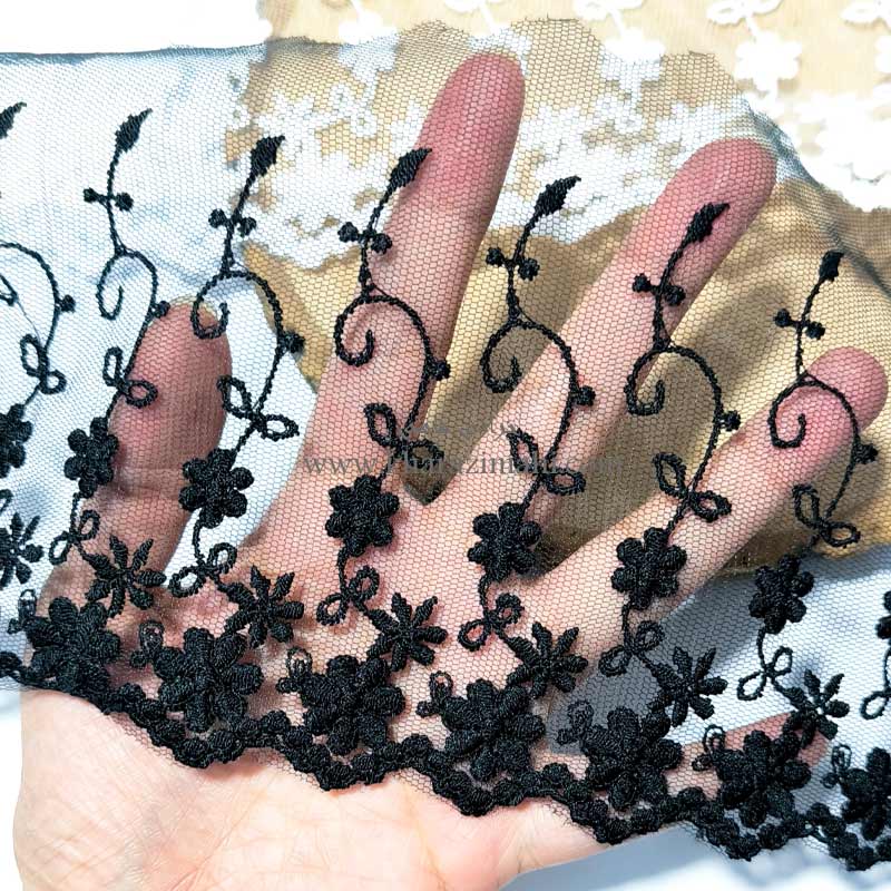 دانتل شیفون طرح میخک (کد61)