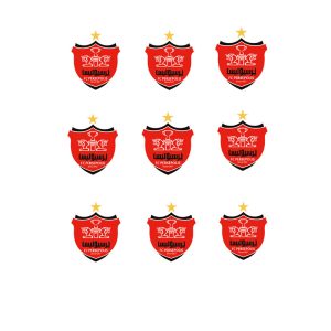 برچسب حرارتی طرح لوگو تیم پرسپولیس ریز (کد143)