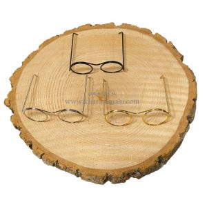 عینک عروسک فلزی بدون شیشه سایز بندی