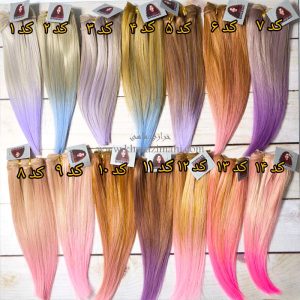 موی عروسک مارک BT مدل صاف آمبره 25 سانتی